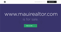 Desktop Screenshot of mauirealtor.com