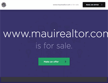 Tablet Screenshot of mauirealtor.com